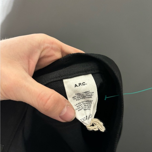 A.P.C. Etroit Court Crop Straight Leg Jeans Size 26 - Picture 5 of 5